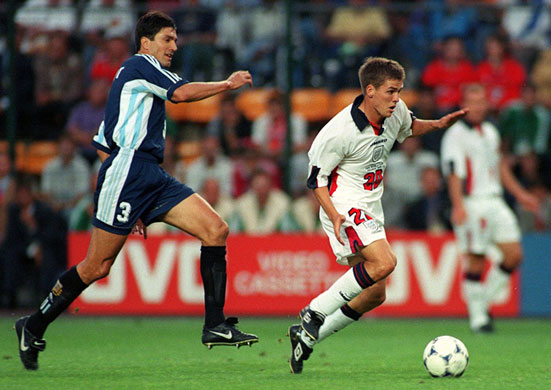 Michael Owen : England Argentina