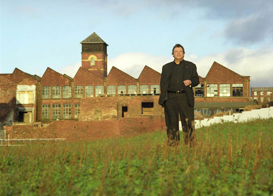 Manchester East 1 - 10: Architect Will Alsop stands in front of his first residential scheme