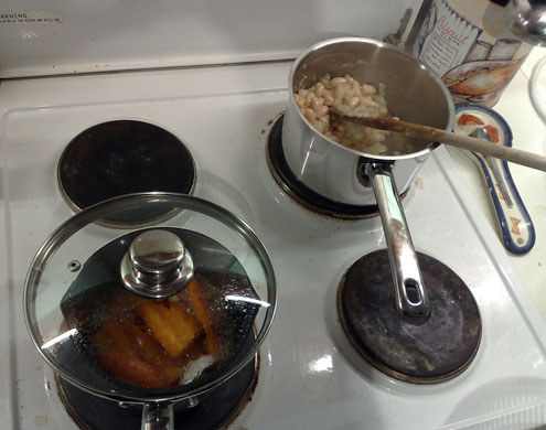 Mezze clickalong: Beany one and pickling carrots 