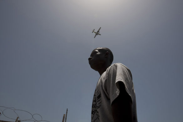 24 hours in pictures: haitian boat survivor