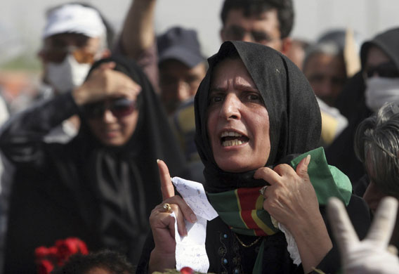 Iran protests: A mother of a victim of recent post election violence in Iran 