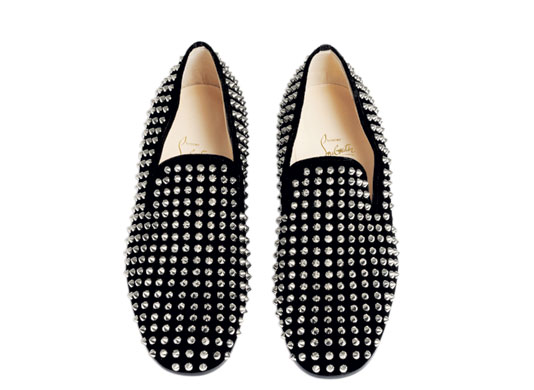 Hardy Amies: Studded slippers