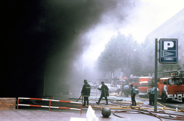 History of ETA: CAR BOMBING IN BARCELONA, SPAIN - JUN 1987