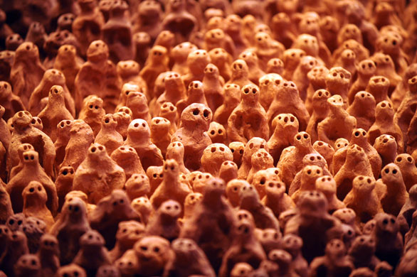 Week in art: Antony Gormley's Field for the British Isles