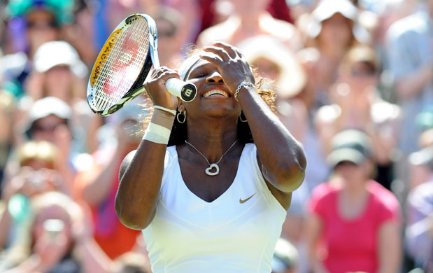 Wimbledon: Day 12: Wimbledon 2009 Day 12 Serena celebrating her victory