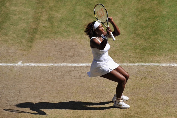 Wimbledon: Day 12: Wimbledon 2009 Day 12 the moment Serena realises she has won