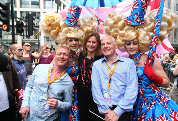 Gay Pride Weekend 2009: Sarah Brown at Gay Pride Weekend 2009 In London
