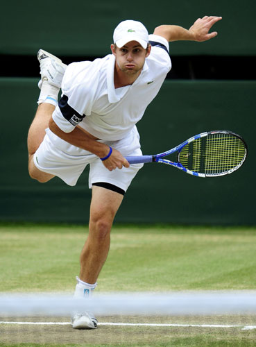 Tennis: Andy Roddick of the U.S.