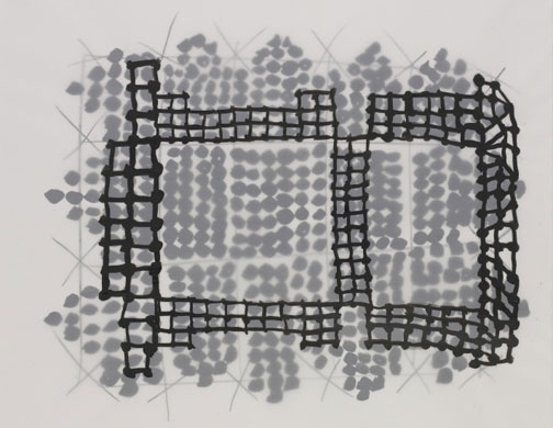 Jameel prize: Four drawing in two layers (2008) by Susan Hefuna