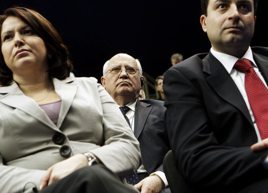 24 hours in pictures: Former Soviet President Mikhail Gorbachev