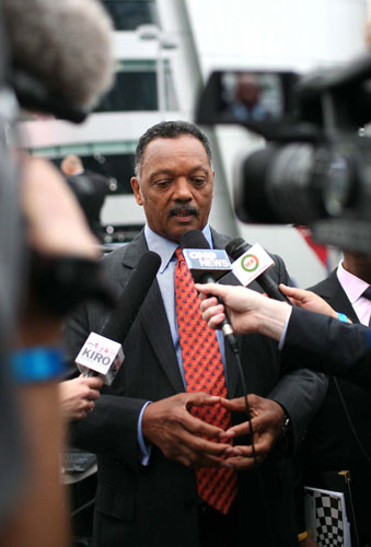 Michael Jackson funeral: Michael Jackson memorial ticket pickup in Los Angeles.