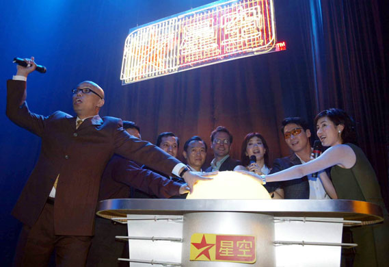 Media 100 Top 20: James Murdoch during a ceremony to launch Xingkong Weishi
