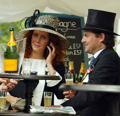 Media 100 Top 20: Rebekah Wade and Charlie Brooks at Royal Ascot in 2007