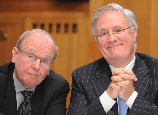 Media 100 Top 20: Sir Michael Lyons (right), Chairman of the BBC Trust, with Richard Tait