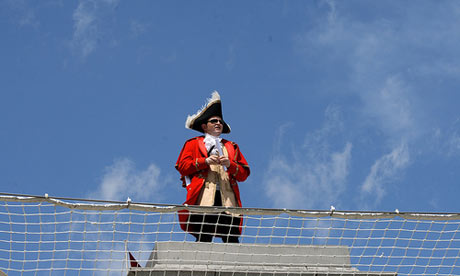 Scott Illman on the fourth plinth