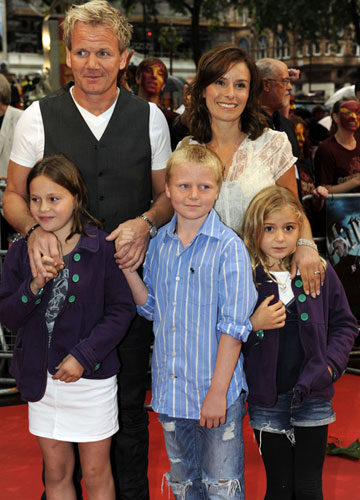Harry Potter premiere: Harry Potter premiere: Gordon Ramsey and family