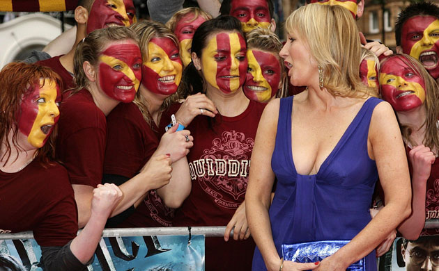 Harry Potter premiere: Harry Potter premiere: JK Rowling