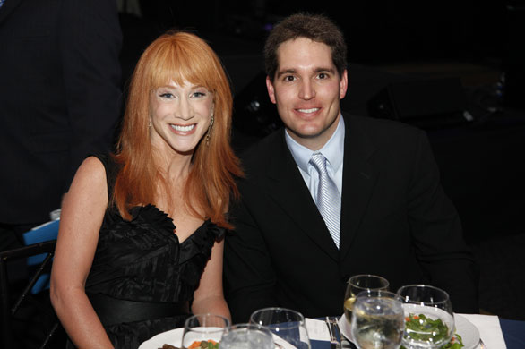 Media 100 Top 20: Jason Kilar with Kathy Griffin at UJA-Federation Leadership Awards Dinner