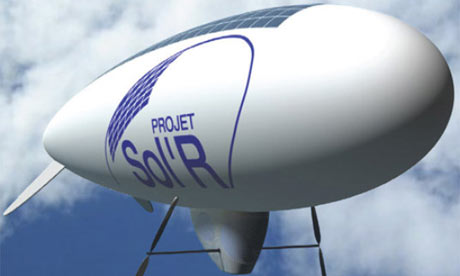 Nephelios, the solar-powered helium blimp by Sol'R