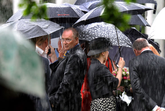 weather london: 7/7 Memorial London Bombings Service