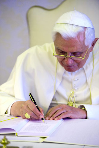 Week in business: Pope Benedict XVI signs his new Encyclical letter Caritas in Veritate 
