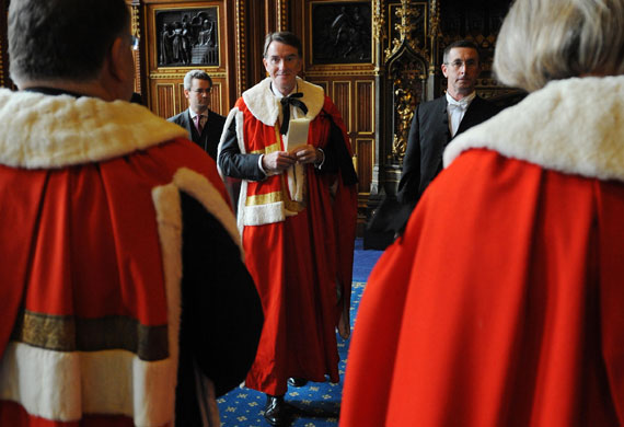 Mandelson: Peter Mandelson inducted into House of Lords