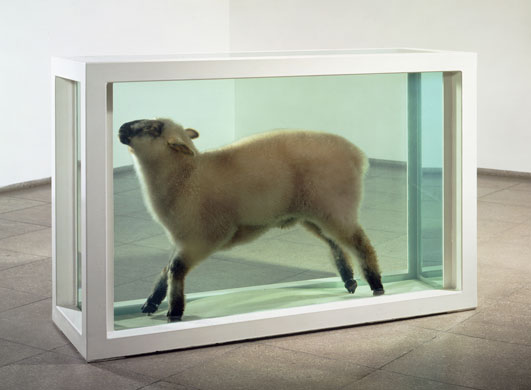 Edinburgh art festival: Damien Hirst's Away from the Flock