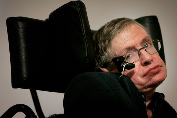 Medal of freedom: Professor Stephen Hawking a his speech in London