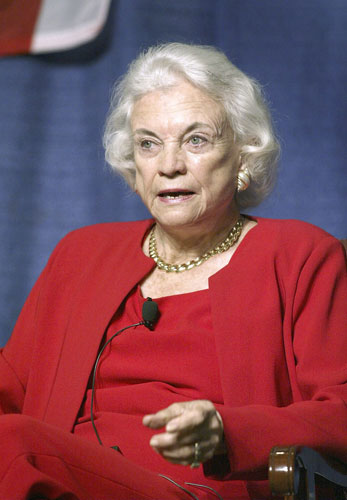 Medal of freedom: Retiring Justice Sandra Day O'Connor attends a judicial conference