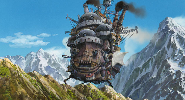 Hayao Miyazaki: A still from Howl's Moving Castle directed by Hayao Miyazaki