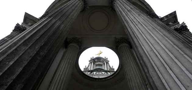 Week in Business: The Bank of England in the city of London.