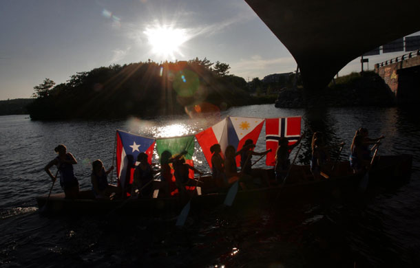 24sport: Paddlers from the Senobe Canoe Club