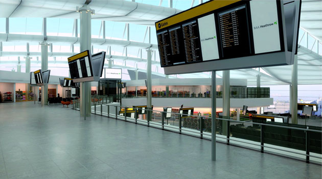 Airport design: The new Terminal 2 at Heathrow airport, designed by Norman Foster