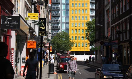 Central London. Photograph: Paul Owen.