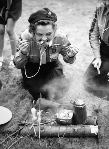 Girl guides 100th: 1952: Girl Guide International Camp - Beaconsfield