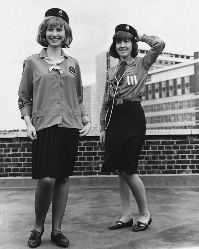 Girl guides 100th: 1965: Girl Guides Members Model Uniforms