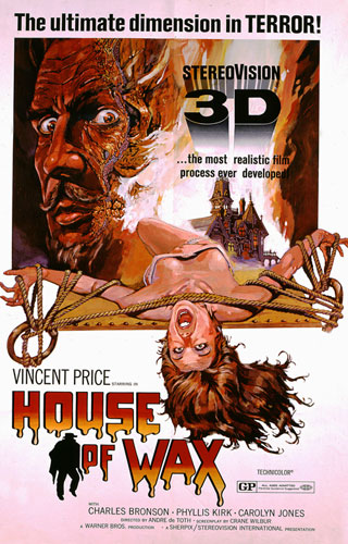 3D film posters: House of Wax 3D