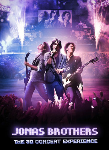 3D film posters: Jonas Brothers: The 3D Concert Experience