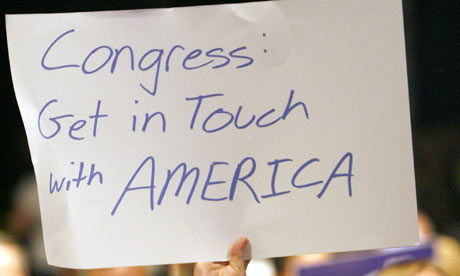 Protesters in Houston, Texas, on Tuesday