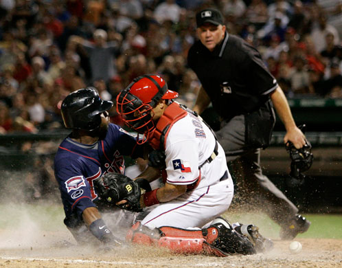 24sport: Denard Span, Ivan Rodriguez and umpire Ron Kukpa