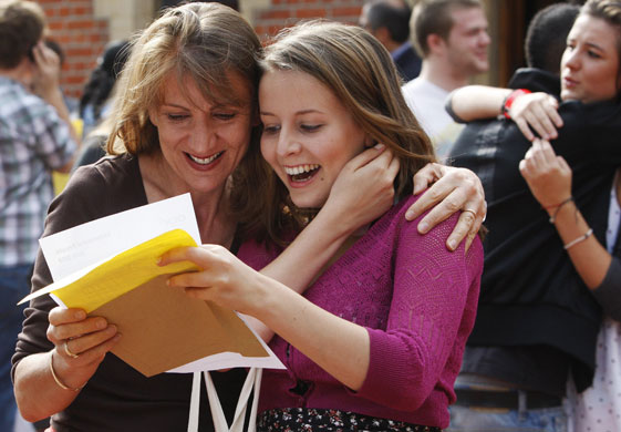 A levels: Mother and daughter at Latymer Upper School in London