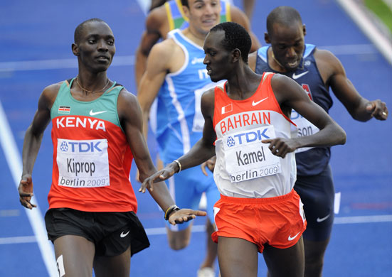 IAAF Berlin 2009: Kiprop and Kamel
