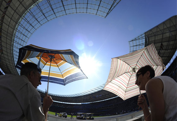 IAAF Berlin 2009: Hot weather