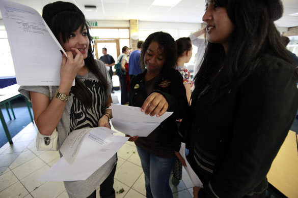 A levels: A-level exam results at Parrswood High School in Didsbury, south Manchester