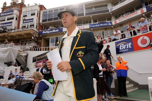 Ashes 5th Test Day 1: Aussie captain Ricky Ponting comes out for the toss