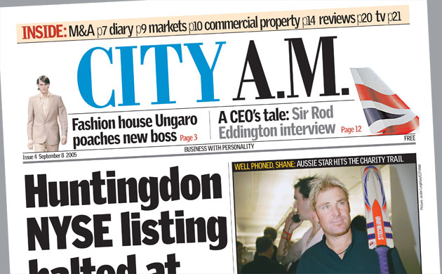 London freesheet wars: City AM