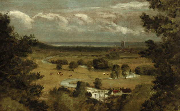 The week in art: The Old Master Constable's sketch of Dedham Vale