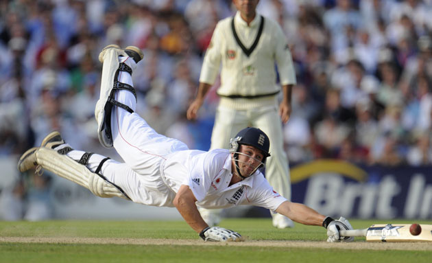 Ashes: Fifth test day one: Jonathan Trott