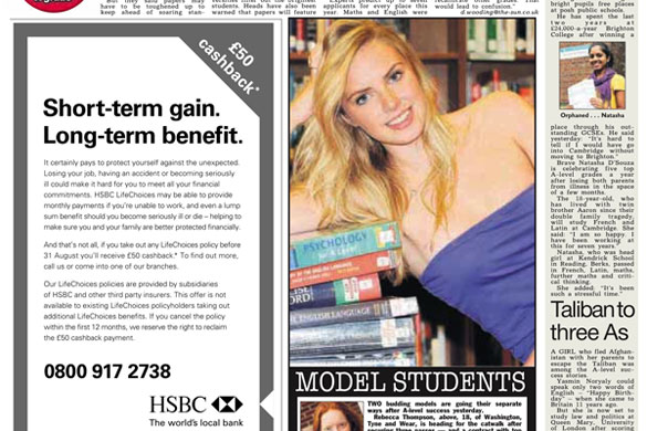 A-levels in the papers: Sun