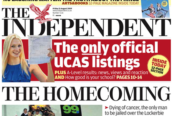 A-levels in the papers: The Independent